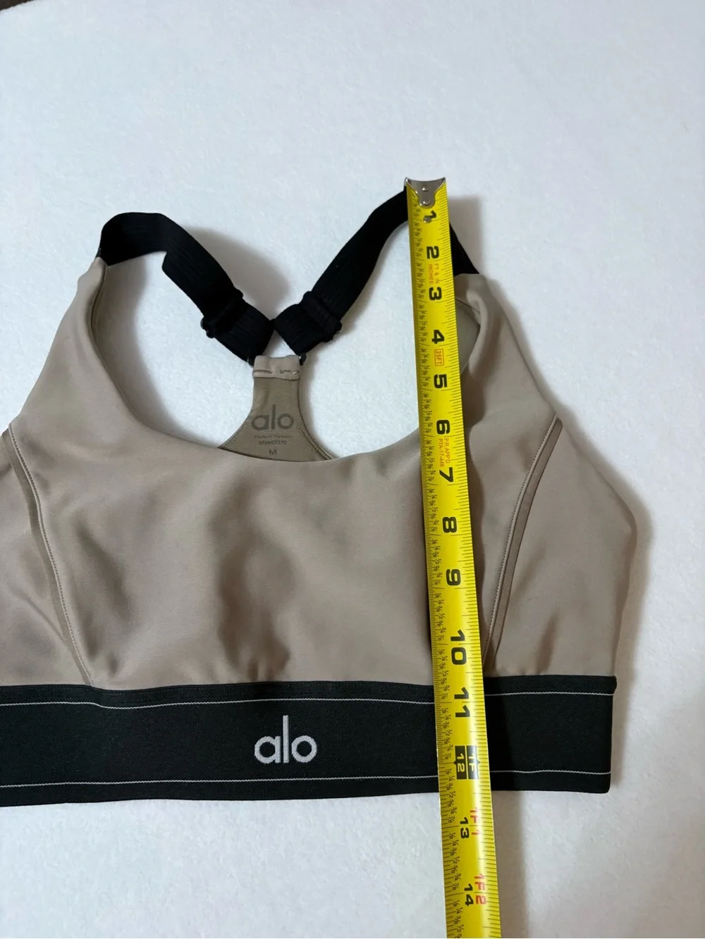 ALO YOGA Airlift Suit Up Bra In Beige size m